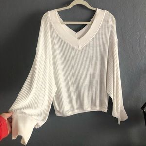 Free People White Sweater